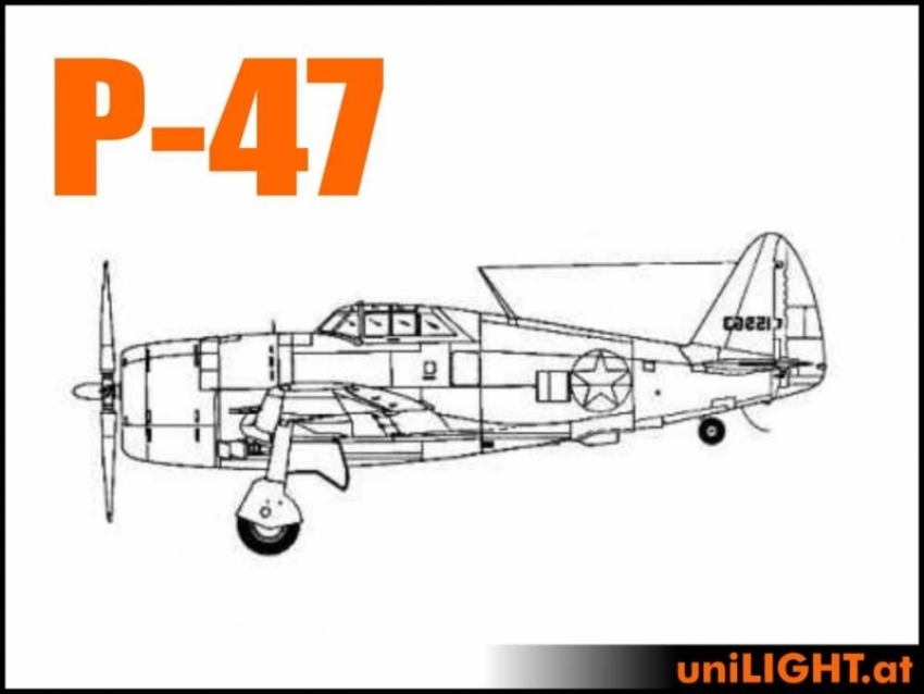 P-47 Thunderbolt scale lighting set (Professional)