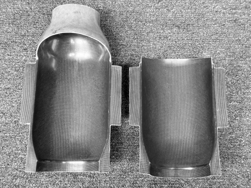 Beam Carbon bypass set Top &amp; bottom