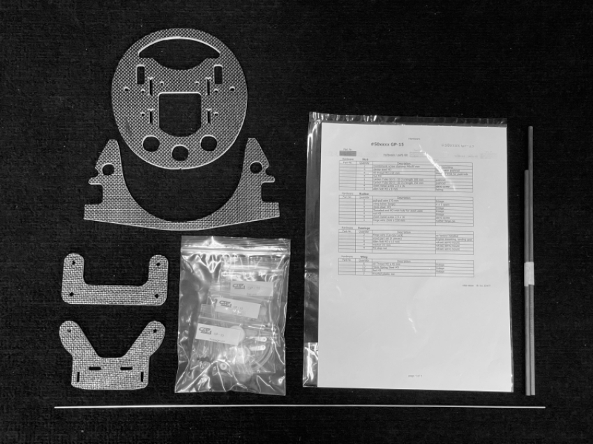 GP-15 JETA Complete Hardware &amp; milled Wood Parts SET