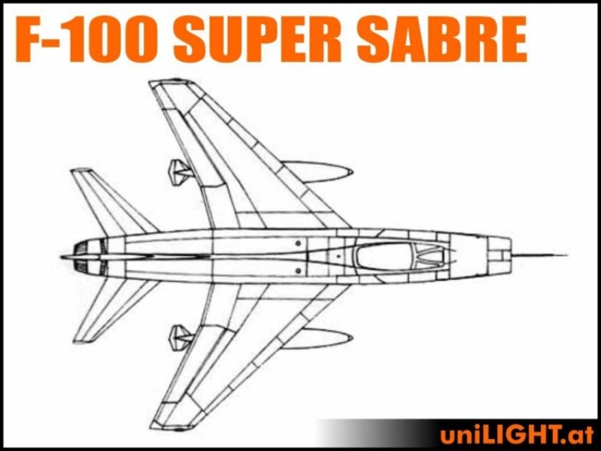 F-100 Super Sabre Lighting Set
