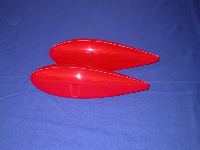 Radschuh Paar 35-40% Tropfenform (rot)