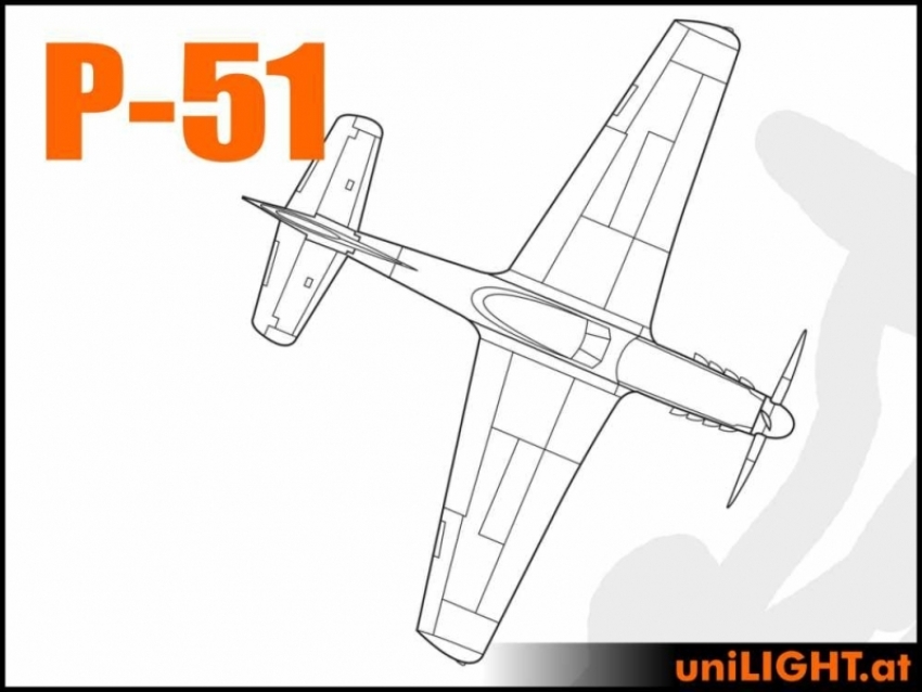 P-51 Mustang scale lighting set (Sport)