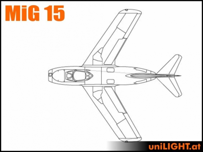 MiG-15 scale lighting set (Professional)