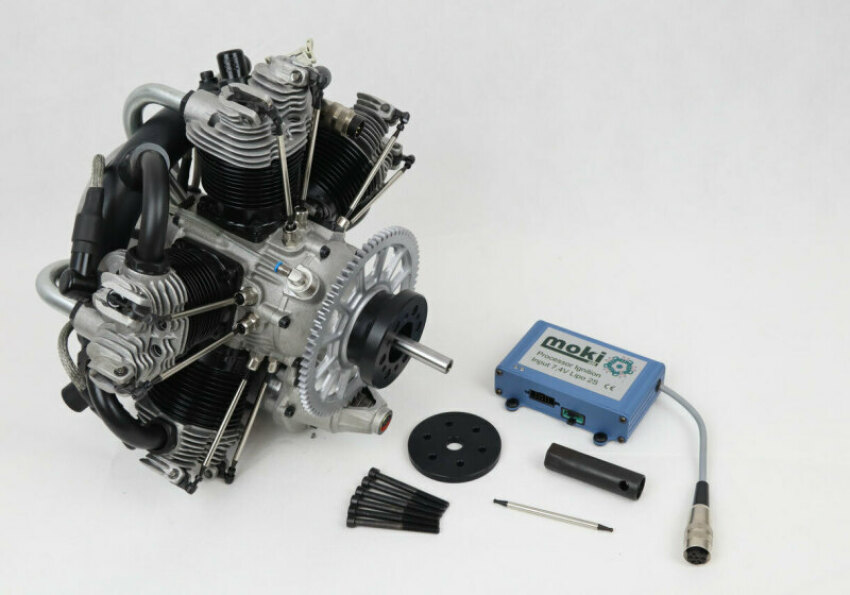 Moki S250 5-Cylinder AT-6 with E-Starter