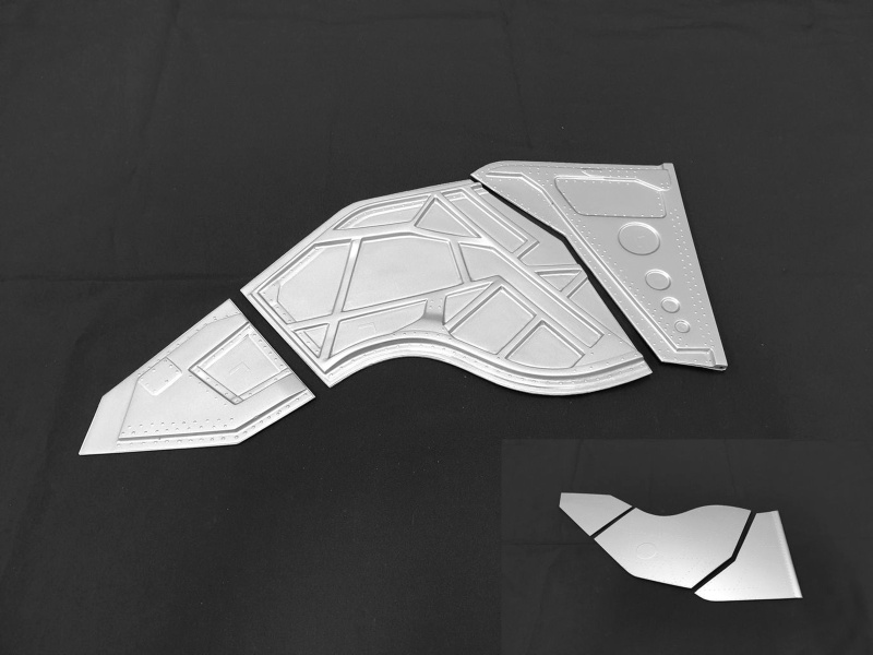 MIG 17 Main gear door Left ( set of 3 pcs)